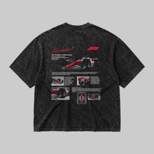 Formula 1 Racing Acid Wash T-Shirt