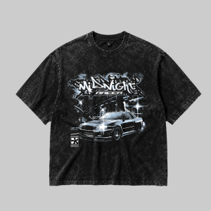 Midnight Street Racing Acid Wash T-Shirt