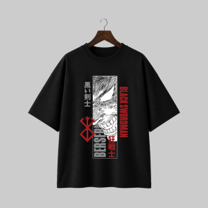 Black Swordsman Manga Graphic T-Shirt
