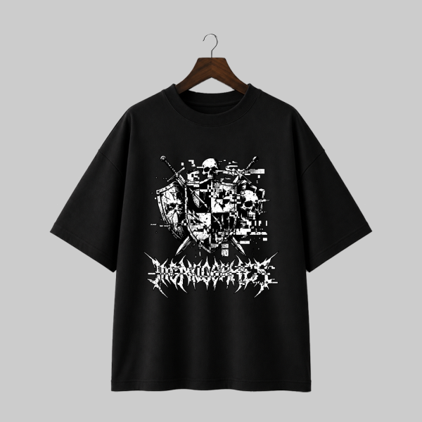Glitch Warrior Graphic T-Shirt