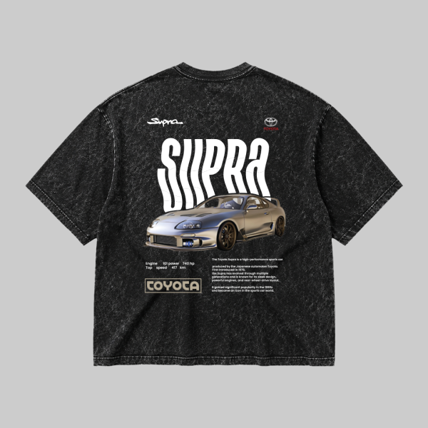 Supra Racing Acid Wash T-Shirt