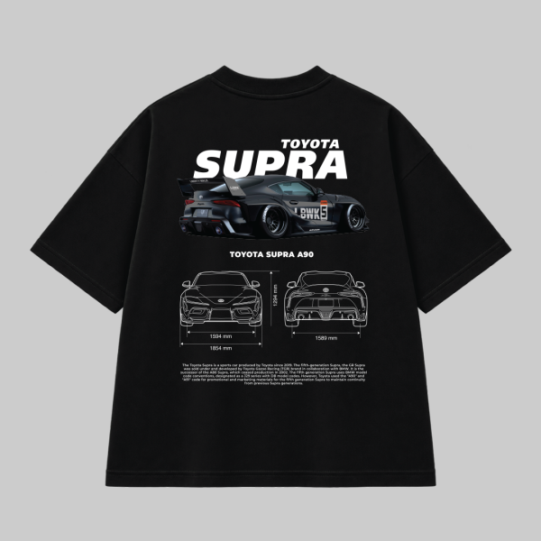 Supra A90 Blueprint Graphic T-Shirt