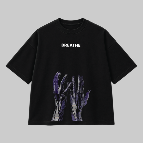 Breathe Abstract Graphic T-Shirt
